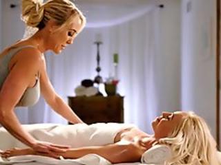 lesbian mom makes a massage