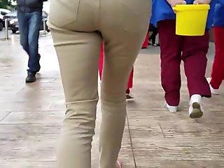 Pretty small ass go to the office