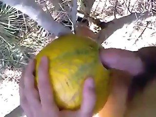 outdoor fun with melon