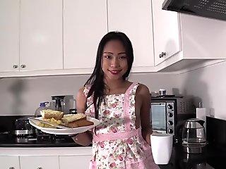 Teen Filipina Maid Will Do Anything To Please Her Boss